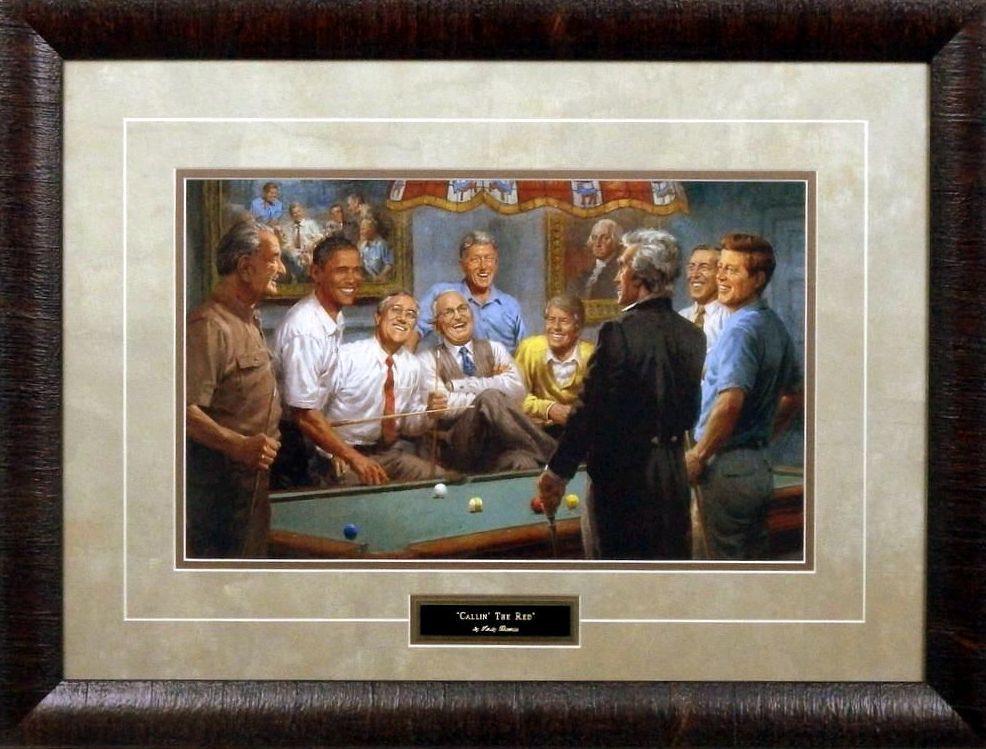 Andy Thomas Callin' The Red-Framed - 25"x 19" - 25"x 19" - 25"x 19"