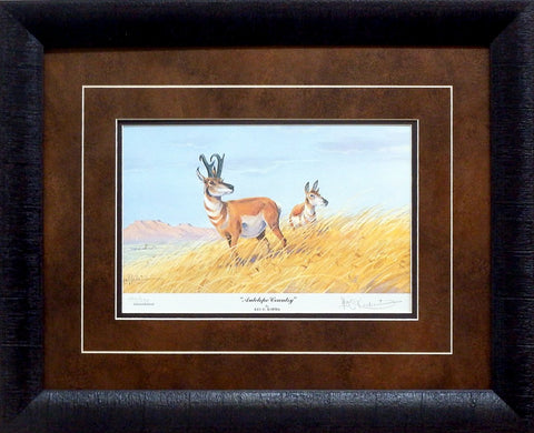 Les Kouba Antelope Country-Framed