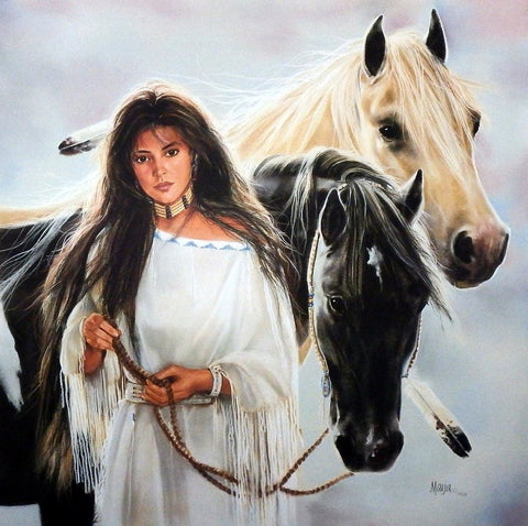Maija "The Dowry" Horse Poster