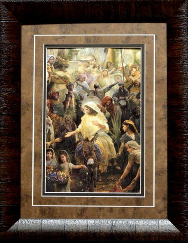 Tom Dubois Lamb of God Religious Art Print -Framed