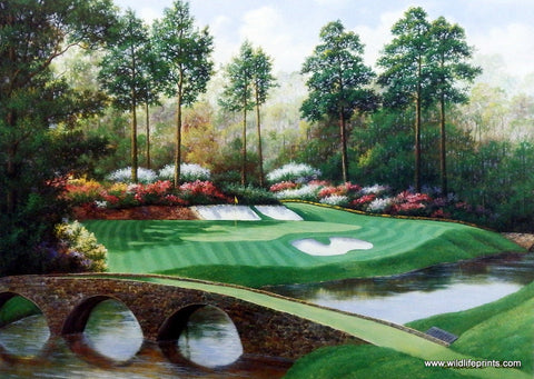 Charles Beck Picture 12th hold at Augusta National Golf Course