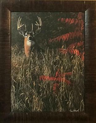 Jim Hansel Keeping the Watch Deer Art Print-Framed