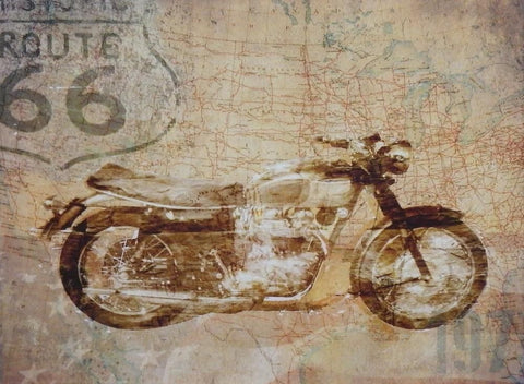 Andrew Sullivan Motorcycle Art Print American Rider