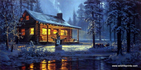 Don Kloetzke Art Print Green Bay Packers Another White Christmas