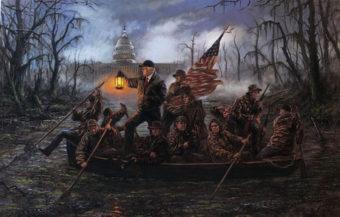 Jon McNaughton Crossing the Swamp Art Print-15 x 10