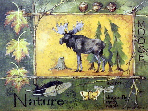 Anita Phillips Wildlife Moose Print Nature