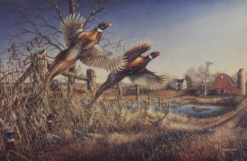 James Meger Homestead Pheasant Farm Art Print