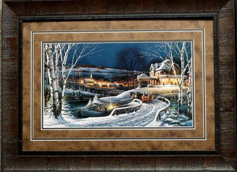 Terry Redlin Family Traditions Holiday Print-Framed