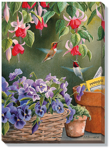 Susan Bourdet Garden Delights- Hummingbirds