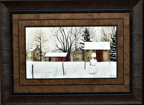 Billy Jacobs First Snow Country Art Print-Framed