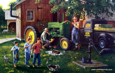 Charles Freitag picture John Deere tractor 