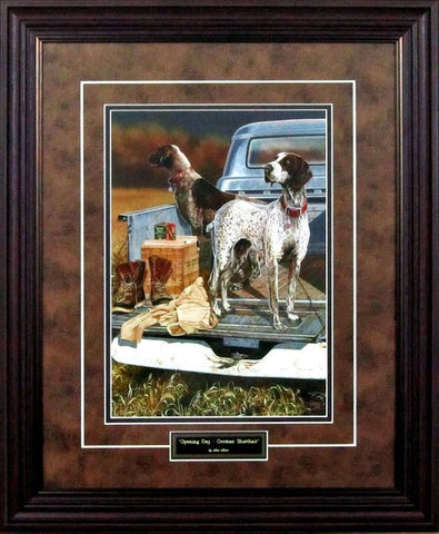 Scot Storm Opening Day German Shorthairs-Framed