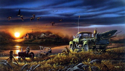 Terry Redlin Patiently Waiting