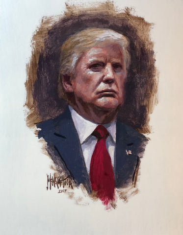 Jon McNaughton Portrait of Donald Trump Art Print  11 x 14 FREE SHIPPING