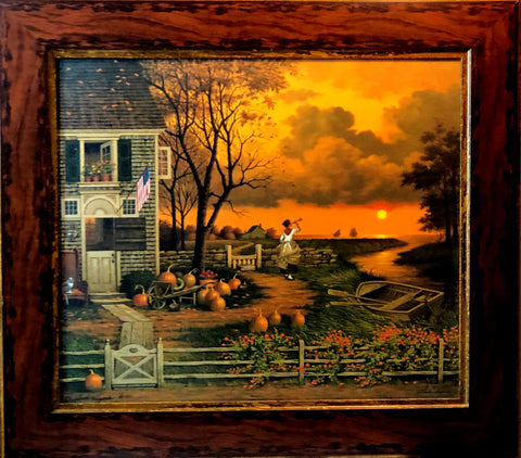 Charles Wysocki Supper Call Artists Proof Canvas-Framed