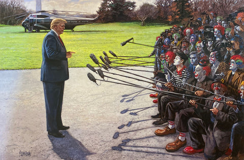 Jon McNaughton You Art Face News Donald Trump Art Print-15 x 10