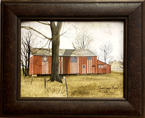 Billy Jacobs Americana Farm Barn Art Print-Framed