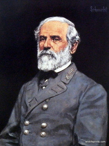 Bradley Schmehl Civil War painting of General Robert E. Lee