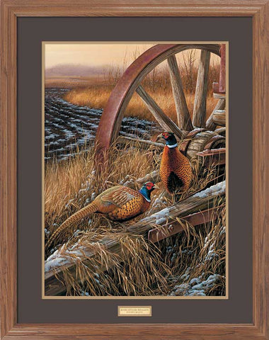 Rosemary Millette Rustic Outlook Pheasant Print-Framed