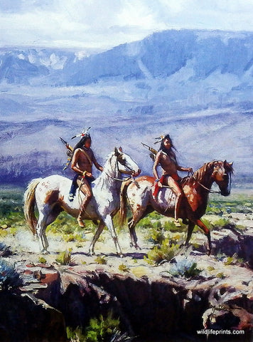 Martin Grelle Scouts in Rough Country