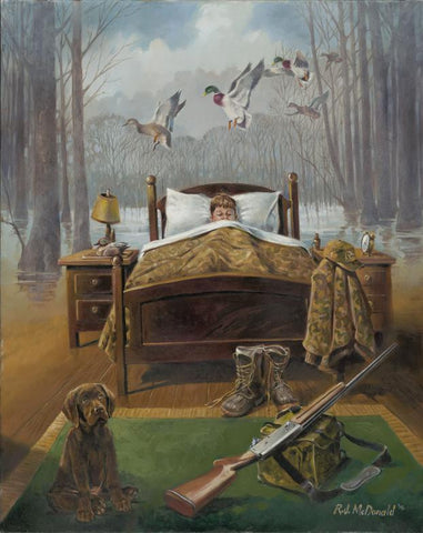 R.J. McDonald Sweet Dreams Boy Hunting Art Print
