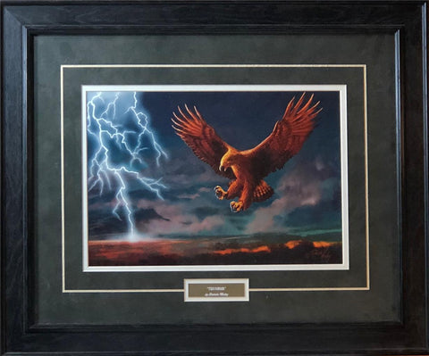 Roberta Wesley Thunder Eagle Art Print-Framed