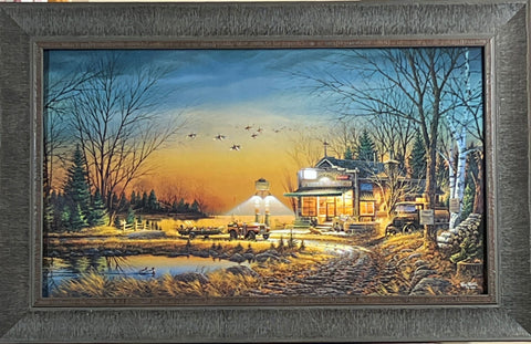 Terry Redlin Welcome to Paradise Country store duck Hunting art Print- 28.5 x 18.25