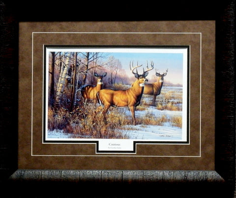 Cynthie Fisher Cautious-Framed - 21"x17" Framed Open Edition