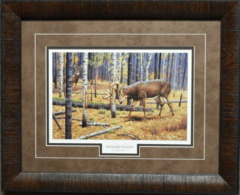 Cynthie Fisher Territorial Grounds Deer Print-Framed