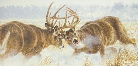 Brian Jarvi Field of Dreams deer S/N Art Print-#3 out of 450 26 x 12.5
