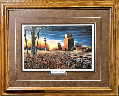 Jim Hansel The Harvest Season- Framed - 21"x17" Open Edition