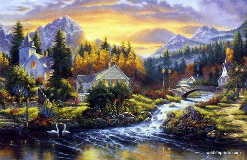 Derk Hansen Morning Sunlight - 31.75"x 15.75" Open Edition
