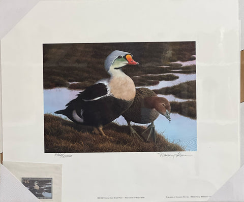 Nancy Howe 1991 Federal Duck Stamp Print S/N