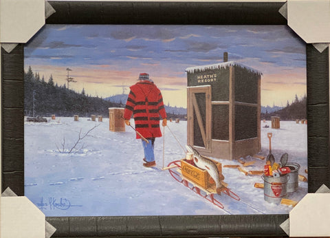 Darkhouse Finale By Les Kouba Open Edition Framed Art Print 26.5 x 19