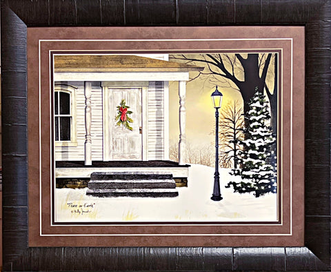 Jacobs Peace on Earth Christmas  Art Print-Framed 23 x 19