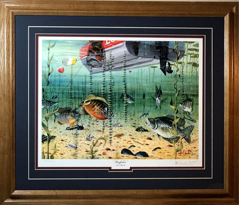 Les Kouba Panfishin Art Print-Framed