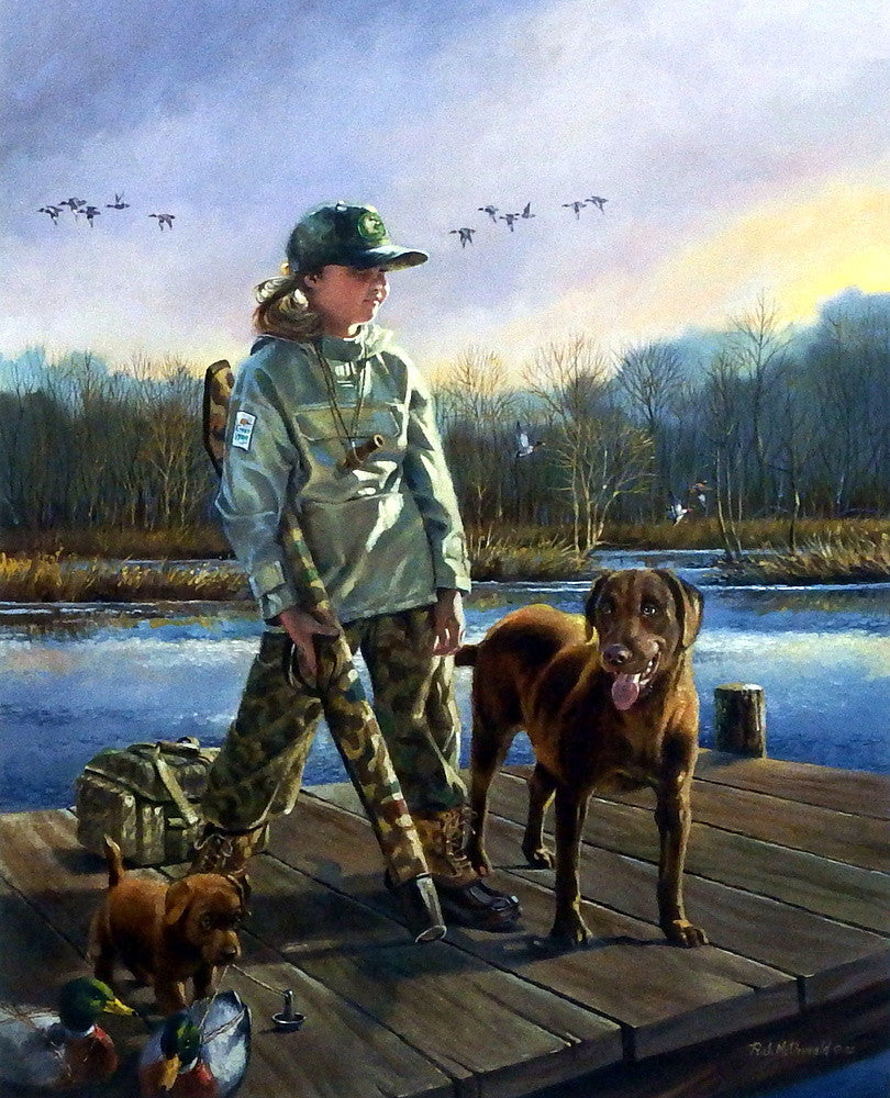 R.J. McDonald Count Me In - 18"x22" Artist Proof - 18"x22" Artist Proof
