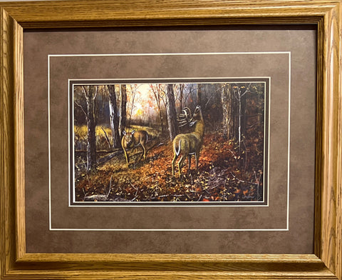 Jim Hansel Signs of Autumn-Framed