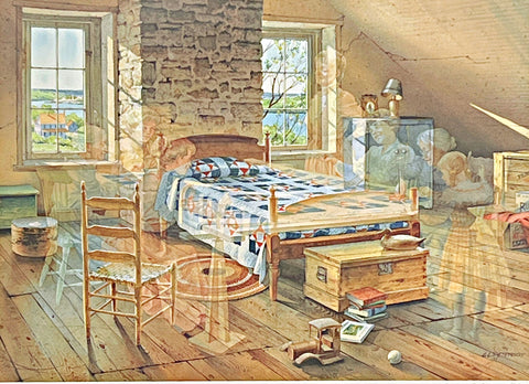 Charles Peterson Ghost S/N Print Grandma's Quilt (26x19)