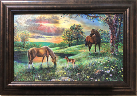 Jim Hansel Spirit Framed Mini Acrylic Horse Art Print (14.75" x 10")