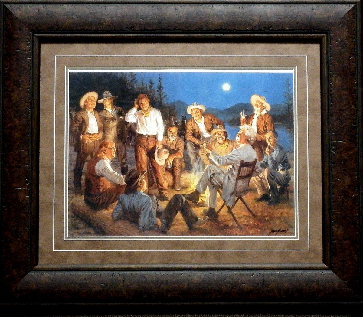Andy Thomas American Storyteller's Framed Western Print