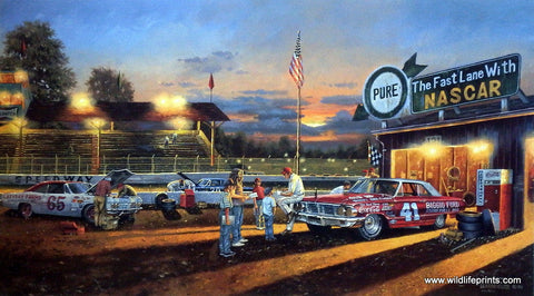 Dave Barnhouse Yesterday's Hero - 28"x15.75"- Signed Edition