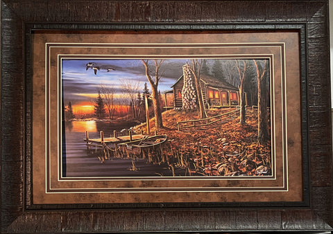 Jim hansel Complete Serenity Chabin Lake Art Print-Framed 27.5 x 20.5