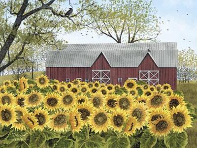 Billy Jacobs Sunshine Sunflower Art Print - 16 x 12 - 16 x 12