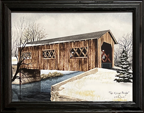 Billy Jacobs The Kissing Bridge Art Print-Framed 18.5 x 14.5