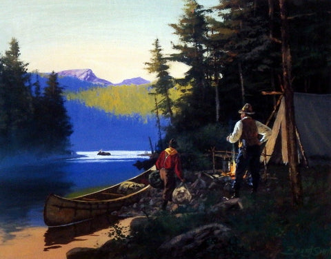 Brett J. Smith Wilderness Camp - 14"x11" Signed/Numbered