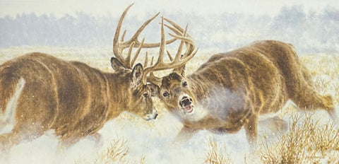 Brian Jarvi Field of Dreams deer S/N Art Print-#3 out of 450 26 x 12.5