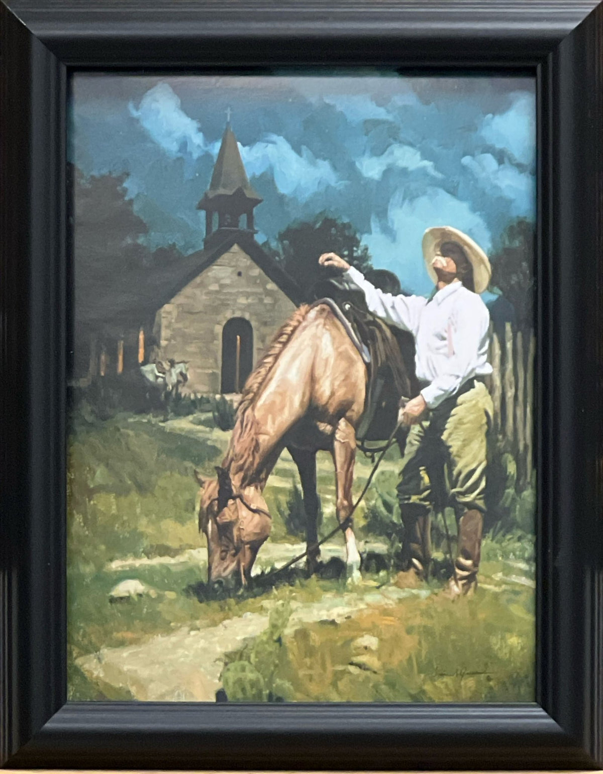 Bruce Greene Little Lanterns of God Art Print framed Print 11 x 14
