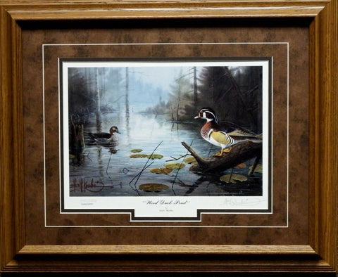 Kouba Wood Duck Pond-Framed