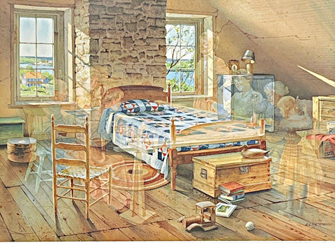 Charles Peterson Ghost S/N Print Grandma's Quilt (26x19)